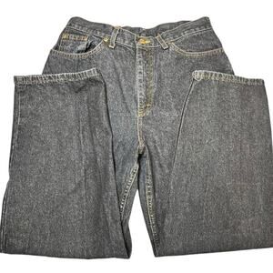 L.L. Bean Ladies Double Relaxed Dark Washed Jeans Size 14